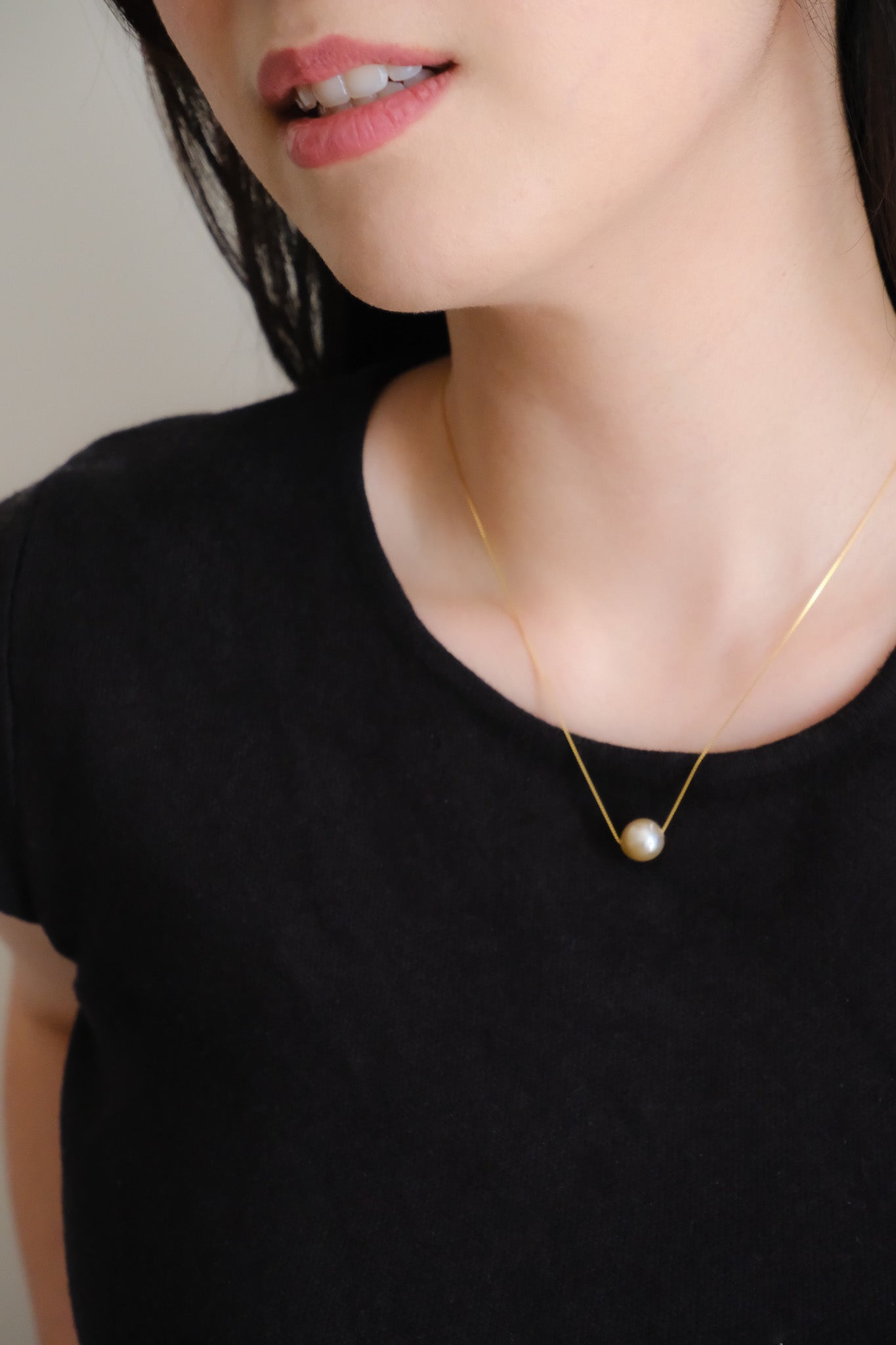 Hiraya Floating South Sea Pearl Necklace