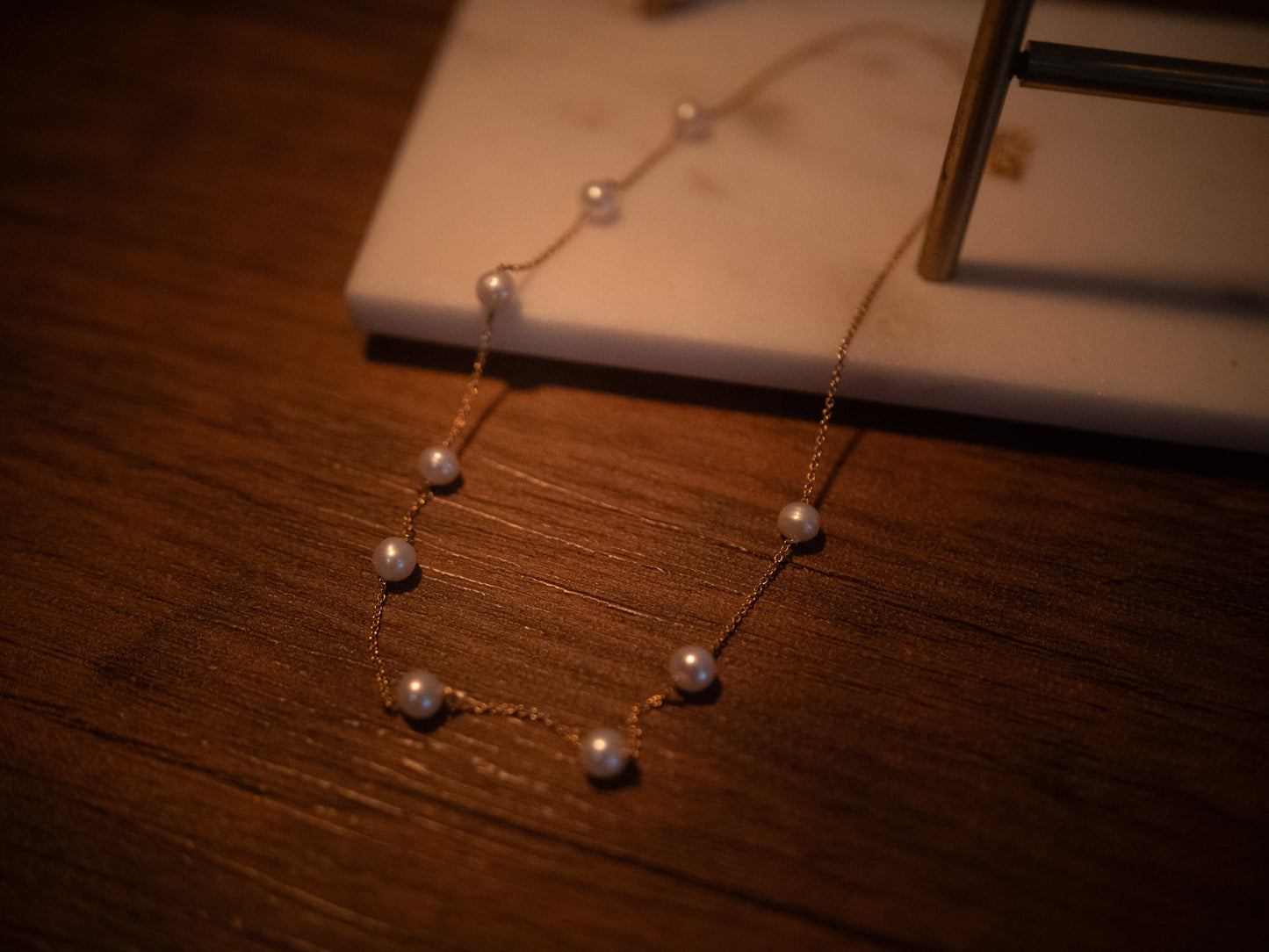 Narra Station Pearl Necklace