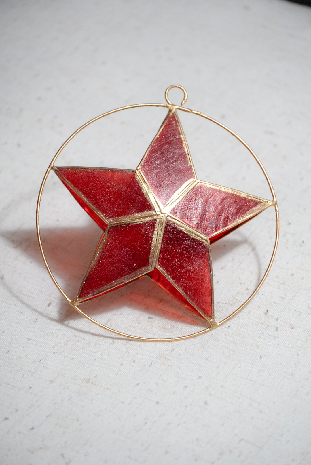 Medium Parol Christmas Ornament (Red)