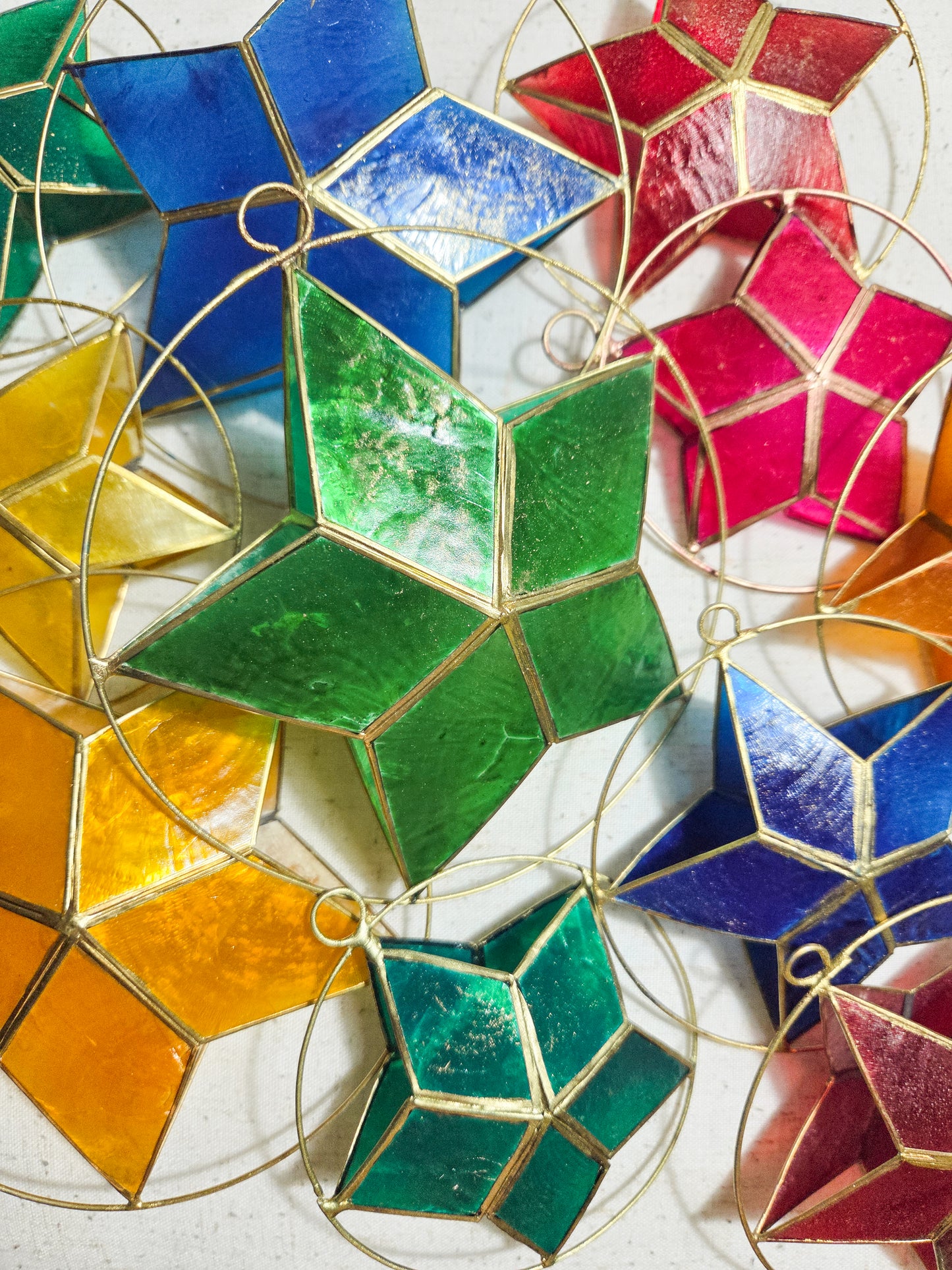 Medium Parol Christmas Ornament (Green)