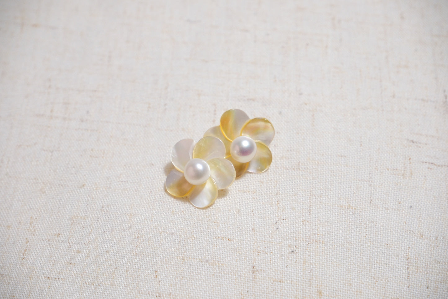 Plumbago Two-Way Mother-Of-Pearl Studs