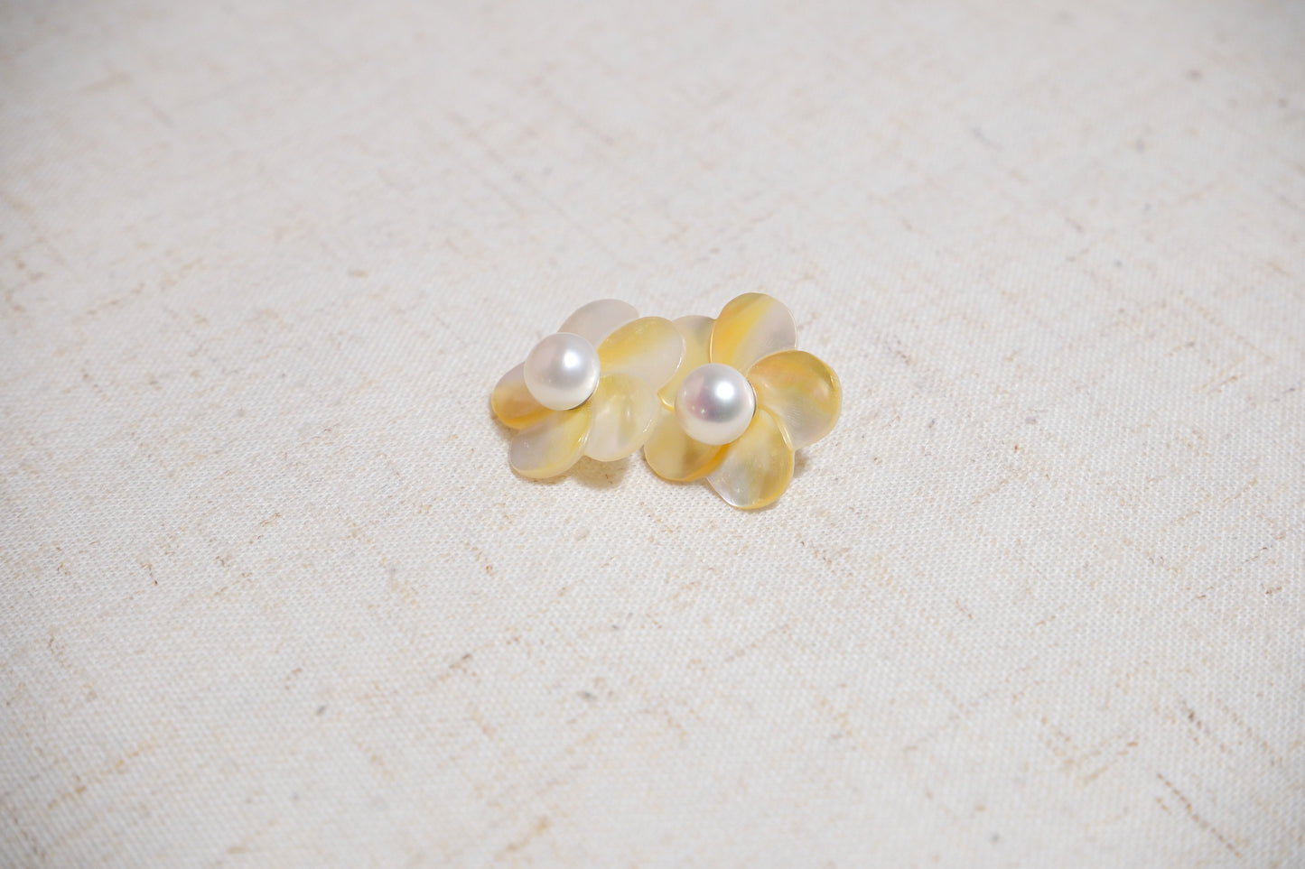 Plumbago Two-Way Mother-Of-Pearl Studs