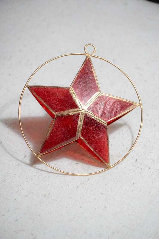 Medium Parol Christmas Ornament (Red)