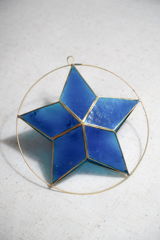 Large Parol Christmas Ornament (Blue)