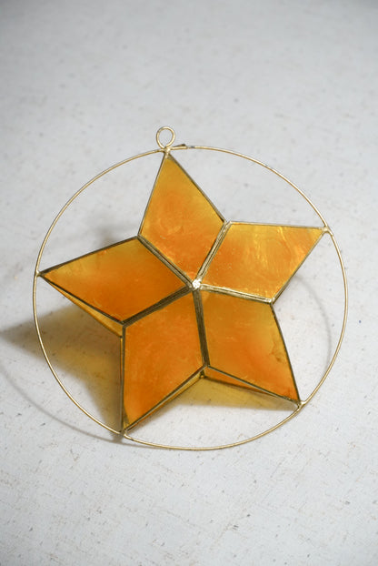 Large Parol Christmas Ornament (Yellow)